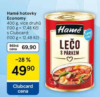 Hamé hotovky Economy, 400 g