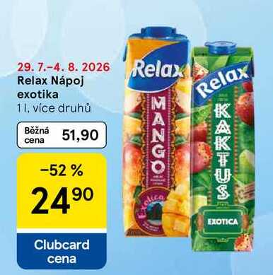 Relax Relax Nápoj exotika, 1 l 