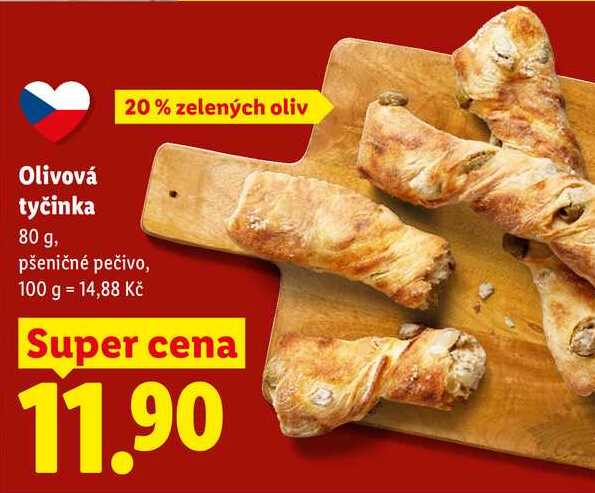 Olivová tyčinka, 80 g