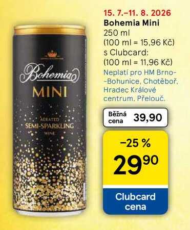 Bohemia Mini, 250 ml