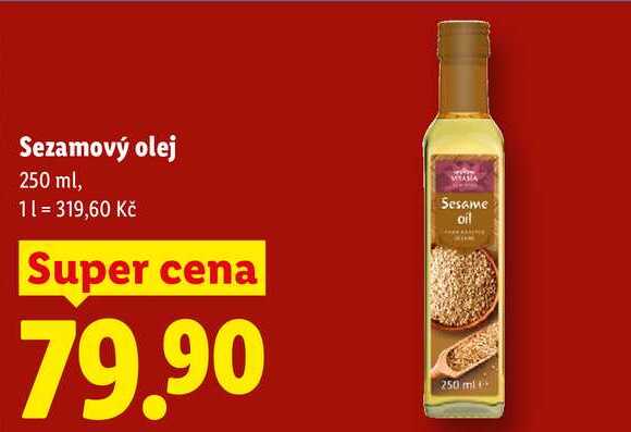 Sezamový olej, 250 ml