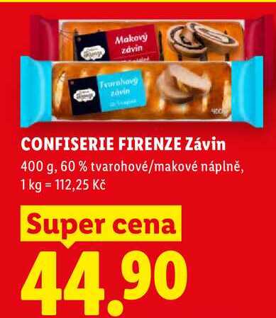 CONFISERIE FIRENZE Závin, 400 g