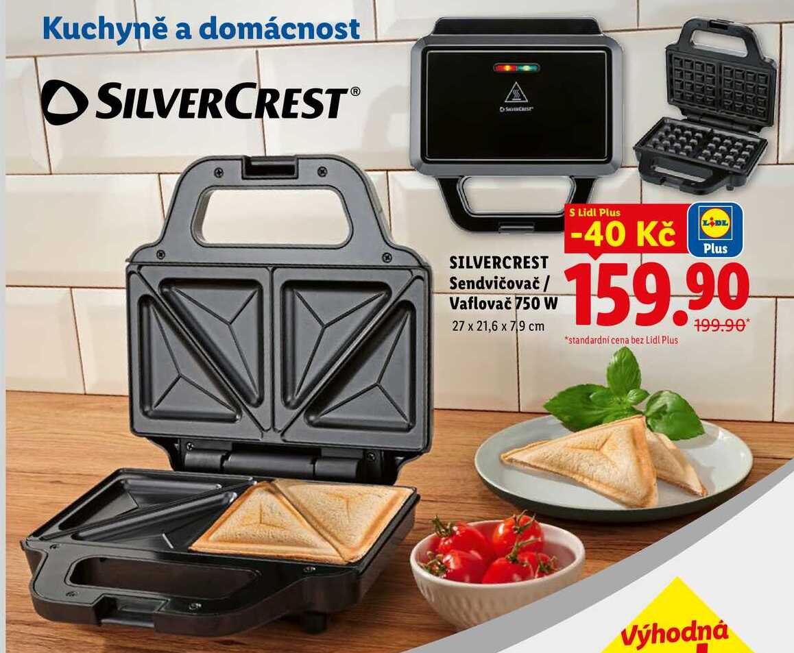 SILVERCREST Sendvičovač/Vaflovač 750 W