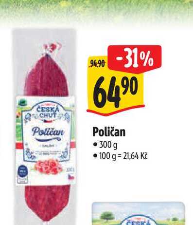  Poličan  300 g  