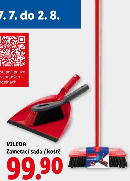 VILEDA Zametací sada/koště