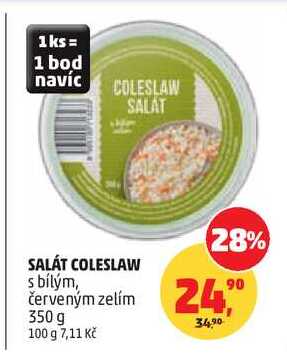 SALÁT COLESLAW s červeným zelím, 350 g