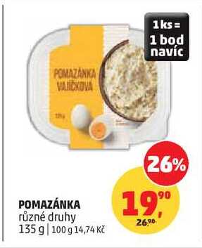POMAZÁNKA různé druhy, 135 g