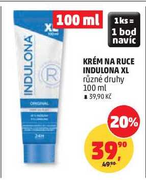 KRÉM NA RUCE INDULONA XL různé druhy, 100 ml  