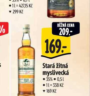   Stará žitná myslivecká 0,5 l
