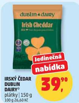 IRSKÝ ČEDAR DUBLIN DAIRY plátky, 150 g
