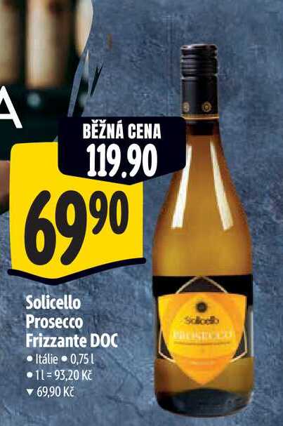   Solicello Prosecco Frizzante DOC 0,75 l