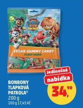 BONBONY TLAPKOVÁ PATROLA, 200 g  