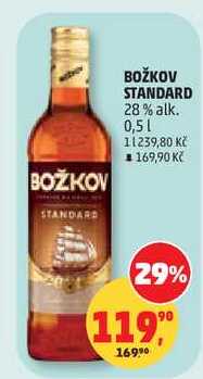 BOŽKOV STANDARD 28% alk., 0,5 l 