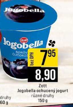 Zott Jogobella ochucený jogurt různé druhy 150 g 