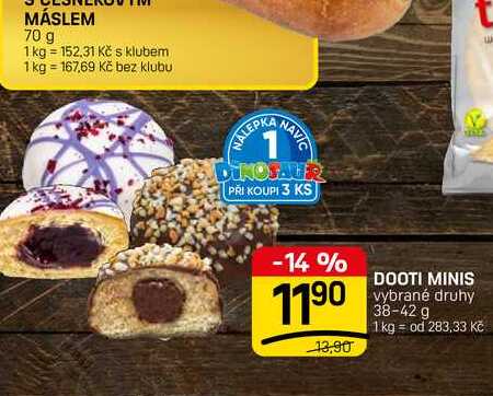 DOOTI MINIS vybrané druhy 38-42 g