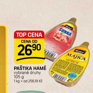 PAŠTIKA HAMÉ vybrané druhy 105 g