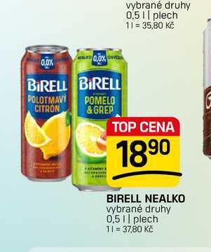 BIRELL NEALKO vybrané druhy 0,5l| plech