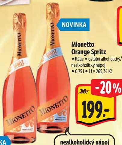 Mionetto Orange Spritz, 0,75 l