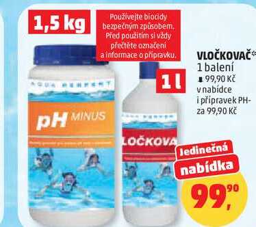VLOČKOVAČ, 1 balení 