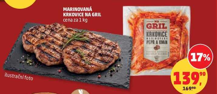 MARINOVANÁ KRKOVICE NA GRIL, 1 kg