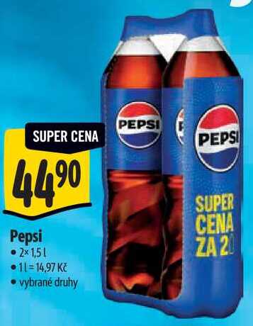 Pepsi, 2x 1,5 l