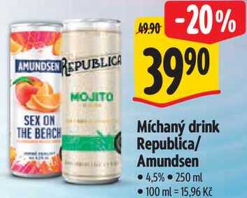 Míchaný drink Republica/Amundsen, 250 ml