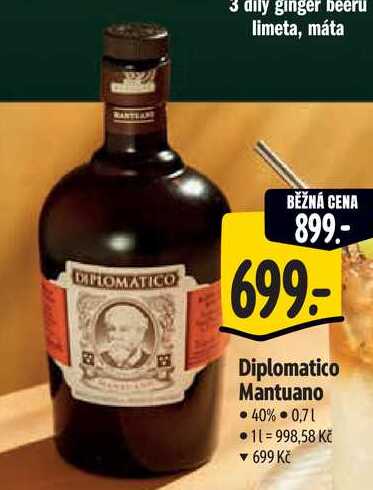 Diplomatico Mantuano, 0,7 l