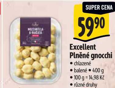 Excellent Plněné gnocchi, 400 g