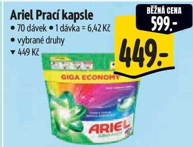 Ariel Prací kapsle, 70 dávek