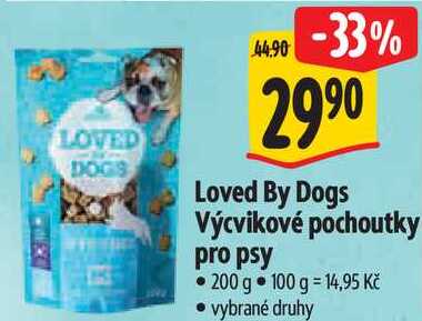 Loved By Dogs Výcvikové pochoutky pro psy, 200 g 