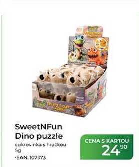 SweetNFun Dino puzzle cukrovinka s hračkou 5 g