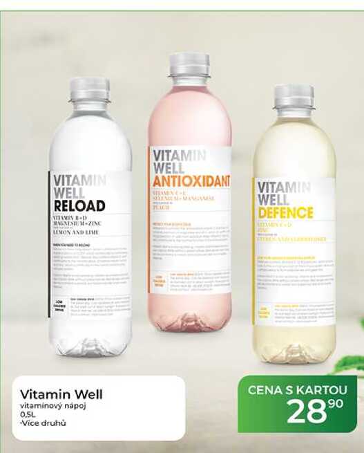 Vitamin Well vitaminový nápoj 0,5L