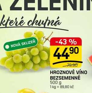 HROZNOVÉ VÍNO BEZSEMENNÉ 500 g