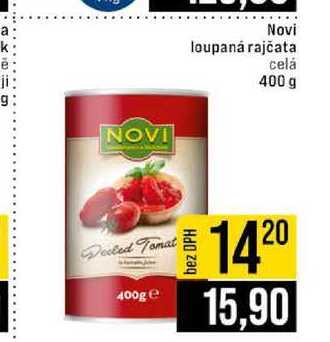 Novi loupaná rajčata celá 400 g 