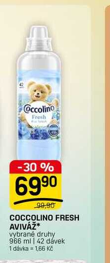 COCCOLINO FRESH AVIVÁŽ* vybrané druhy 966 ml | 42 dávek 