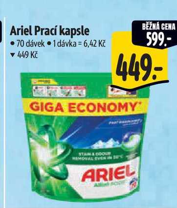 Ariel Prací kapsle 70 dávek  