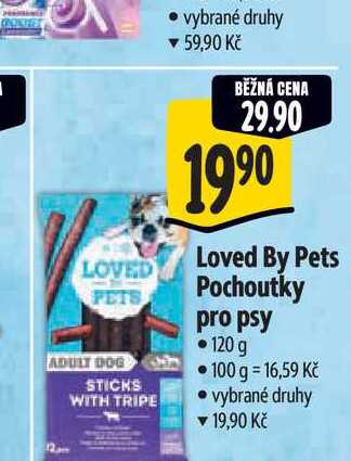 Loved By Pets Pochoutky pro psy 120 g  