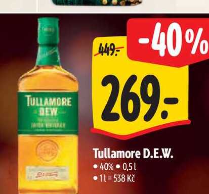   Tullamore D.E.W.  40% 0,5 l