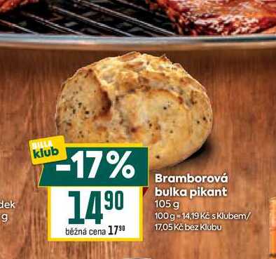 Bramborová bulka pikant 105 g 