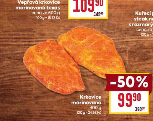 Krkovice marinovaná 400 g 