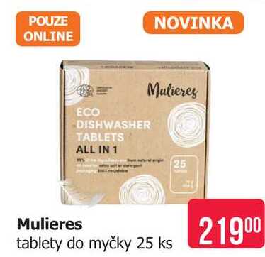 Mulieres tablety do myčky 25 ks 
