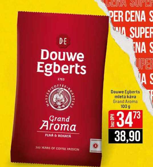 Douwe Egberts mletá káva Grand Aroma 100 g