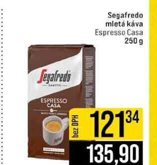 Segafredo mletá káva Espresso Casa 250 g 