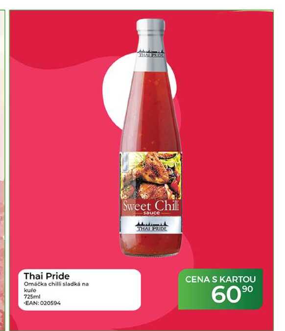 Thai Pride Omáčka chilli sladká na kuře 725ml 