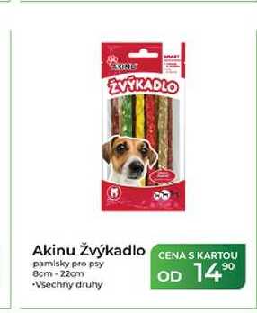 Akinu Žvýkadlo pamlsky pro psy 8cm-22cm  
