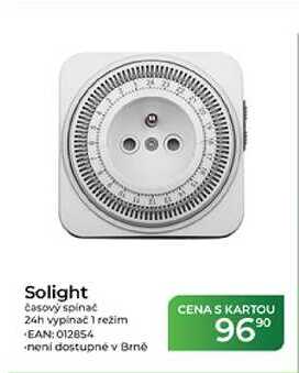 Solight časový spínač 24h vypínač 1 režim 