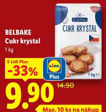 BELBAKE Cukr krystal, 1 kg 