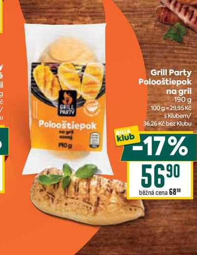Grill Party Polooštiepok na gril 190 g