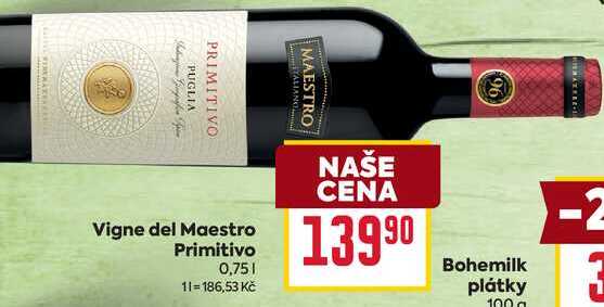 Vigne del Maestro Primitivo 0,75l