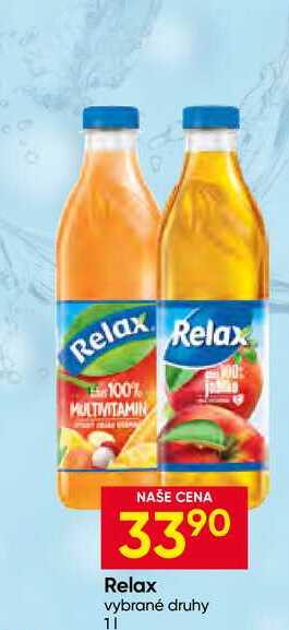 Relax vybrané druhy 1l
